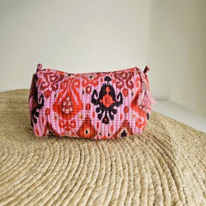 Blockprint toilettas roze small