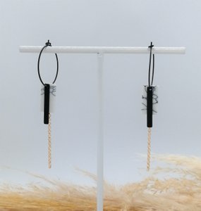 Oorbellen - Minimalism - Marble 4