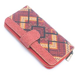 Foldepung Mandala blomstermønster- Vegan Cork Wallet BAG-2220