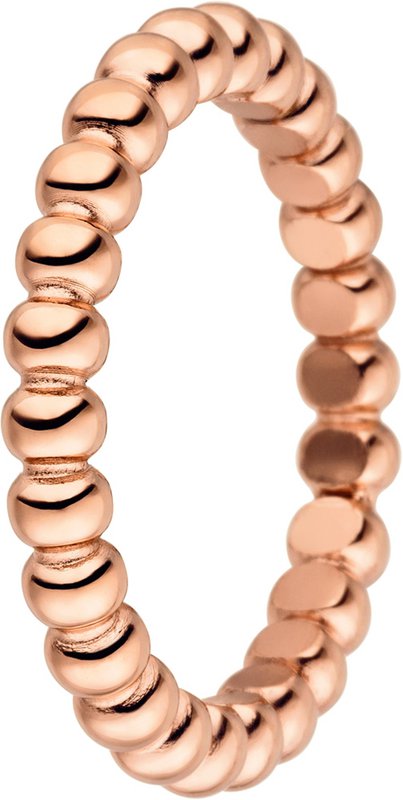 Plug-in ring inde i 3 mm kugle pink