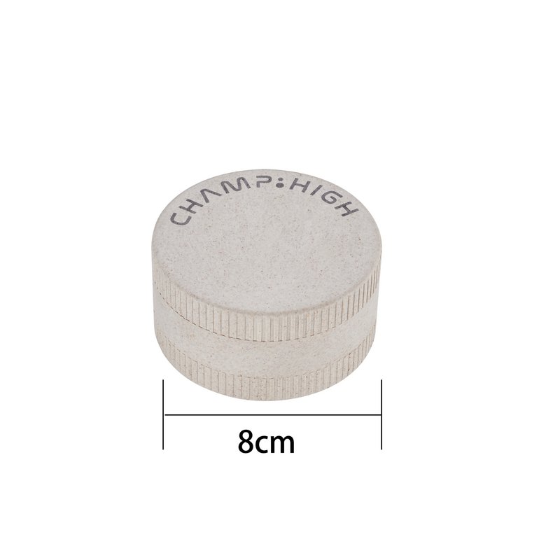 Présentoir 6 grand moulins à épices plastique biodégradable - Blanc, Noir et Vert