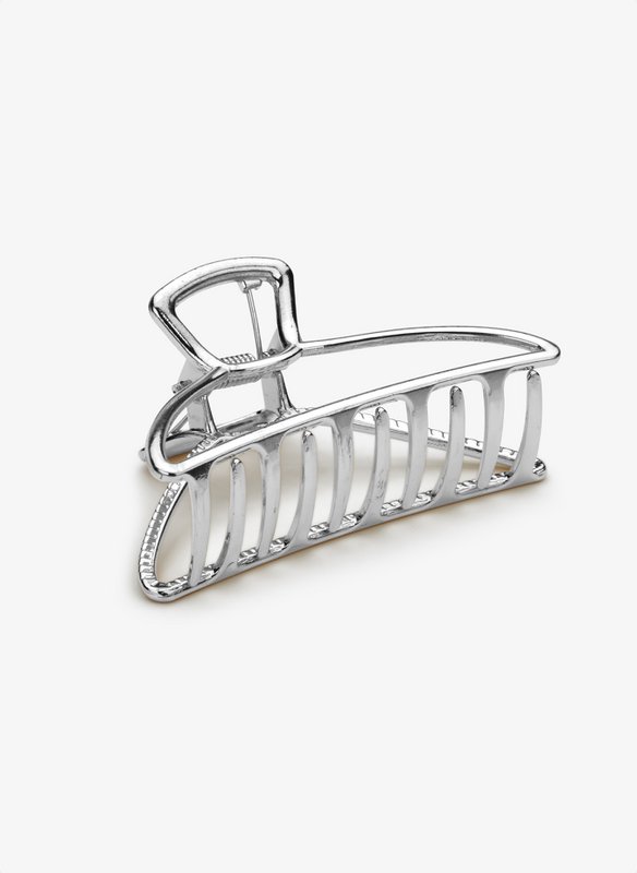 Hair clip Caro silver plated