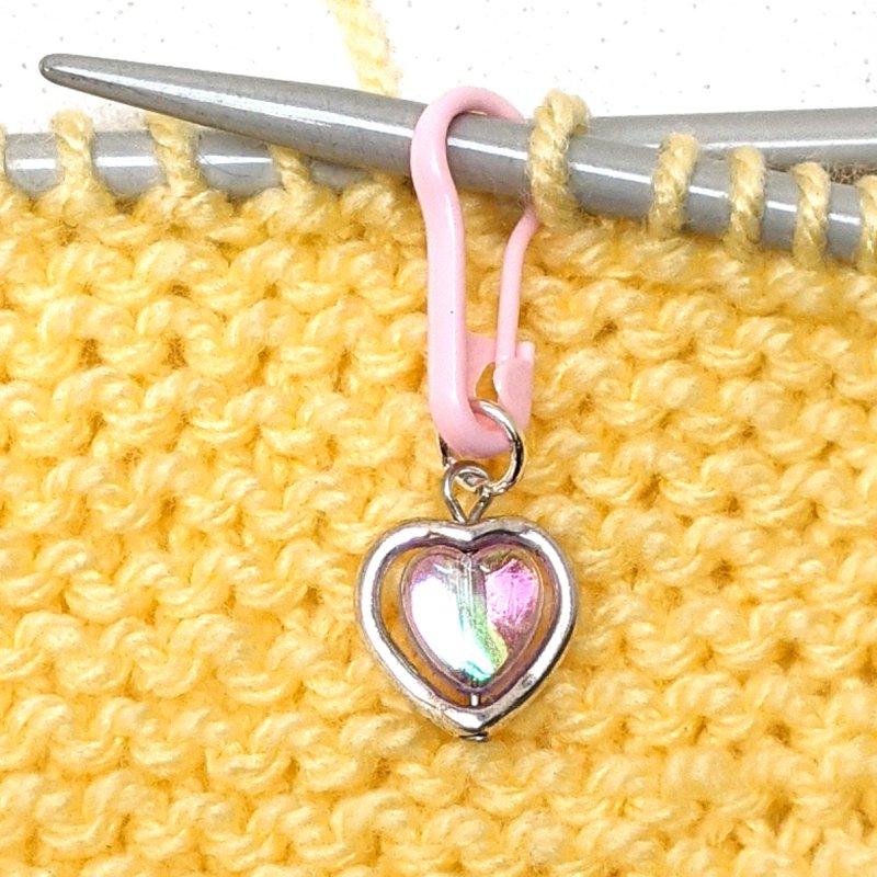 Metalen "hart zilveren kleuren", 10 set
