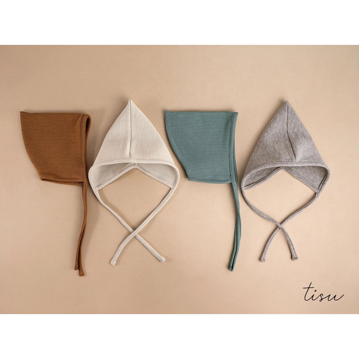 TISU baby pixie bonnet, Oat