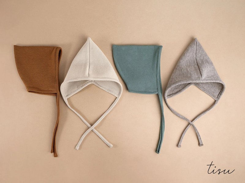 TISU baby pixie bonnet, Oat
