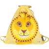 Children's activity bag, organic cotton, lion