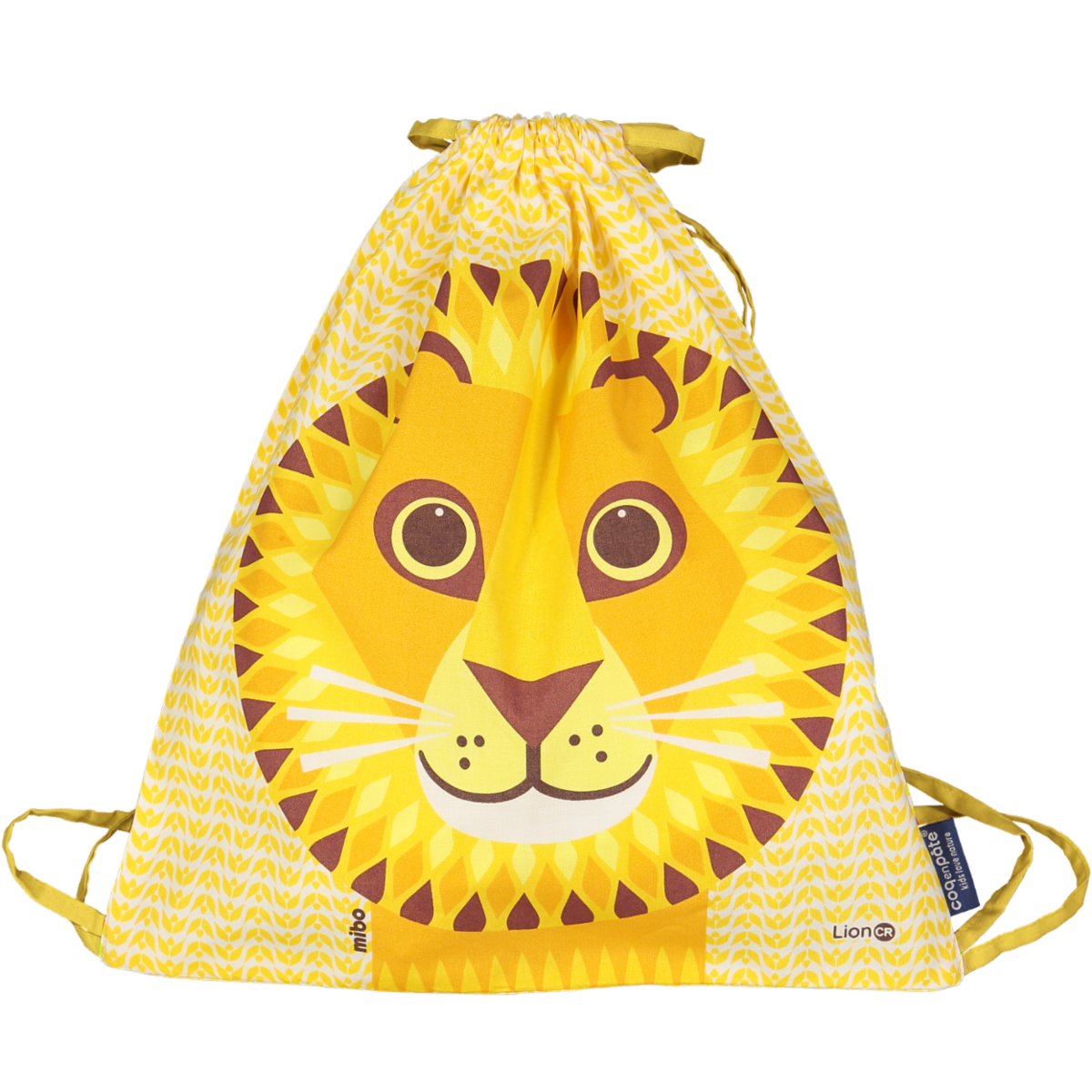 Sac d'activité enfant, coton bio,  Lion