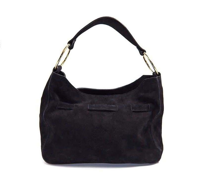 Borsa tote morbida MIKI CITY nera e rossa