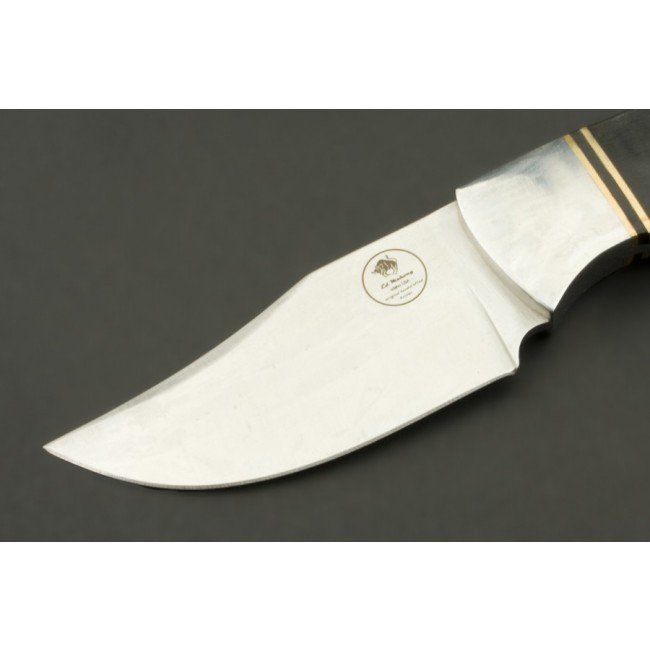 ED MAHONY Buffalo Skinner, nóż myśliwski, 440C