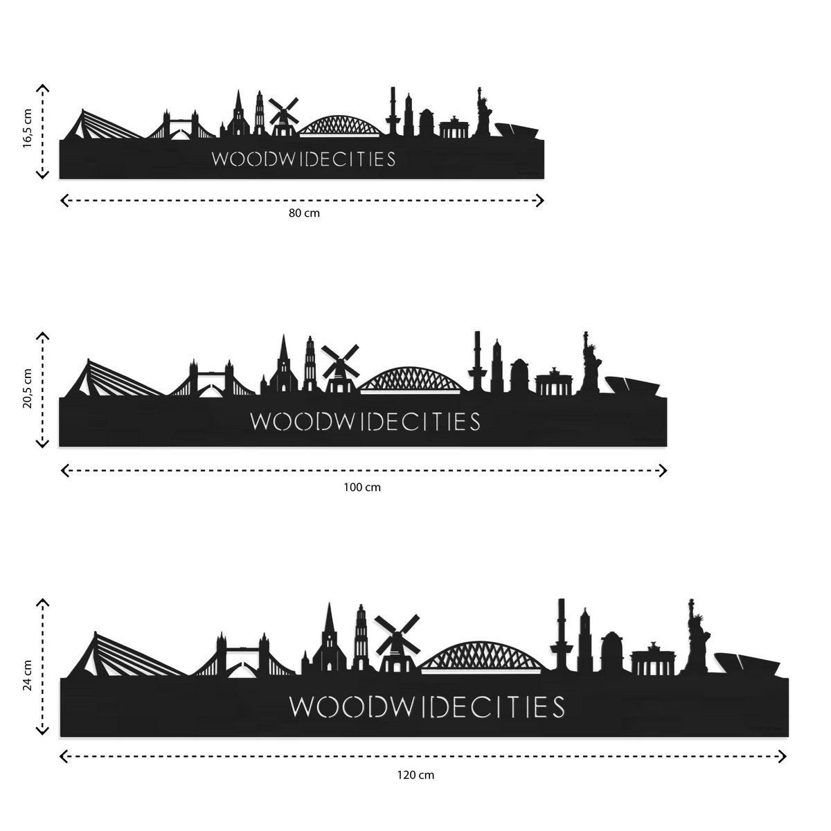 Skyline Beringe Schwarz