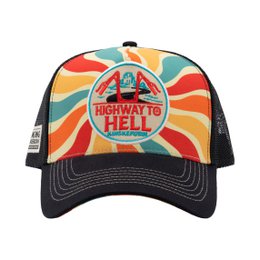 Trucker Cap 'Highway To Hell' in Mehrfarbig