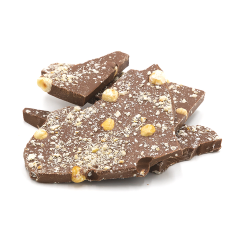 Broken bars (milk 44% with hazelnuts) 200 Grs
