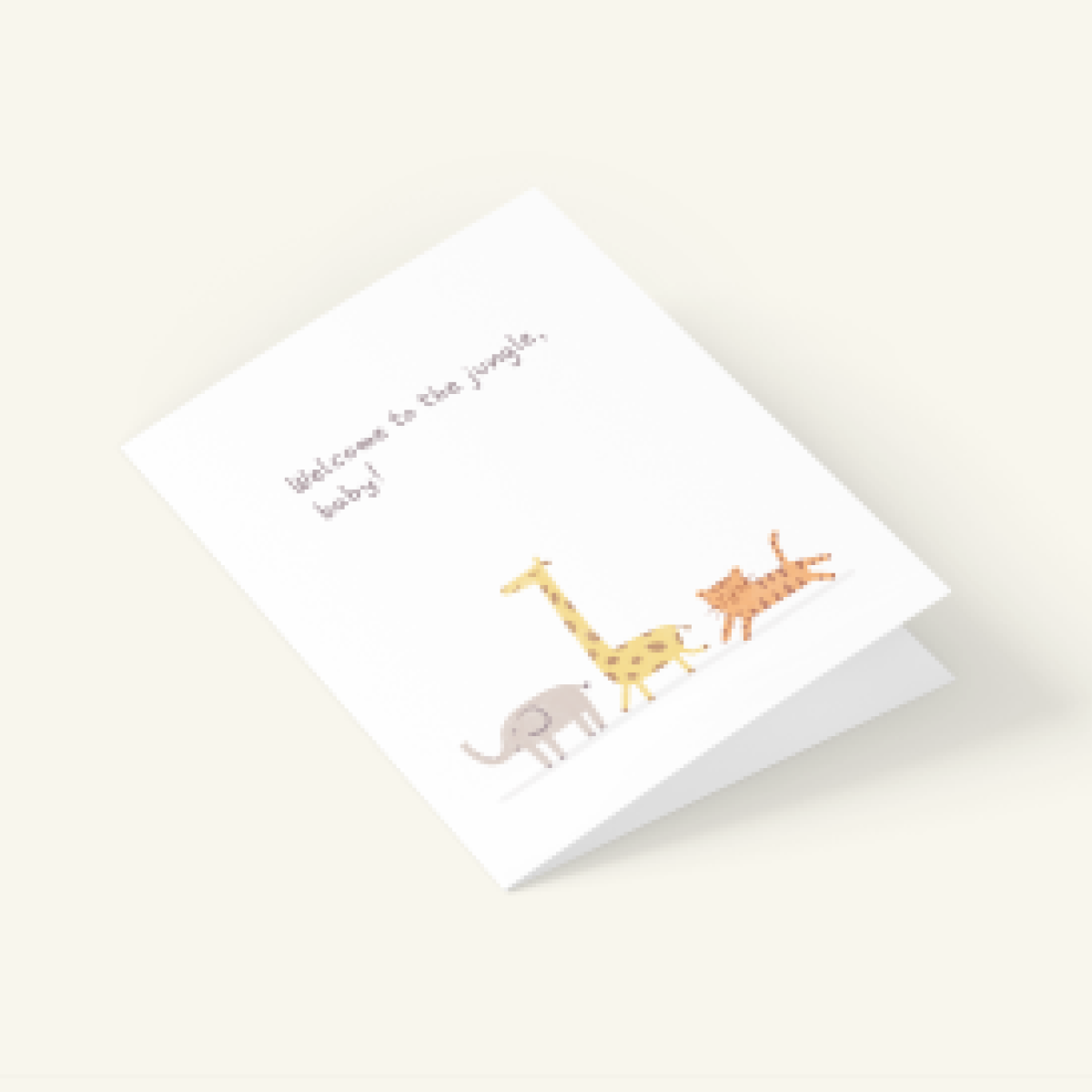 Eco Greeting Card — Welcome to the Jungle