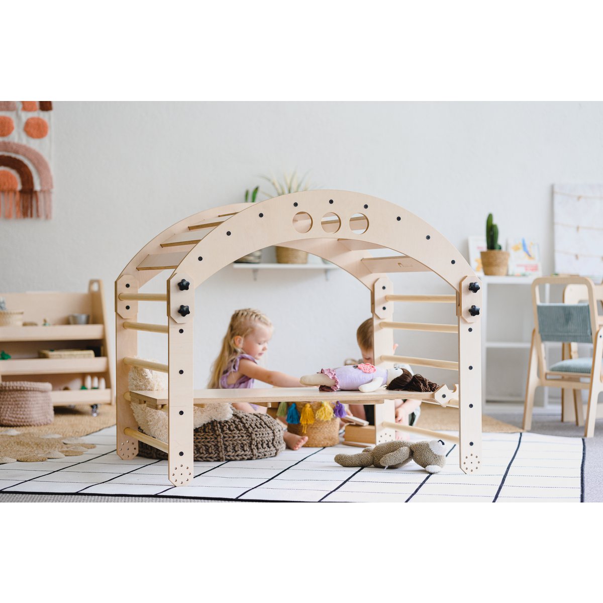 Luula Transformable Climbing Triangle & Rocker Set SLEEPER