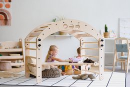 Juego de triángulo de escalada y balancín transformable Luula SLEEPER