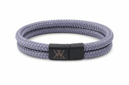 Touw armband 12mm - Caesar collectie | Editie zwart