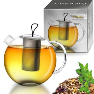 Creano glazen theepot Jumbo 1,0l met zeef