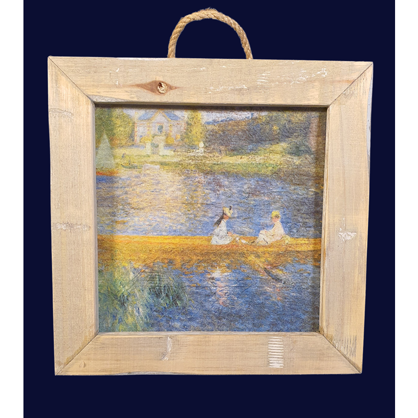 wooden tile old dutch Renoir the skiff