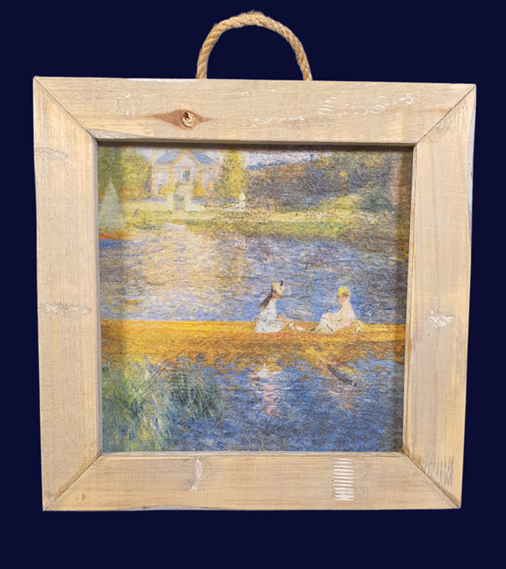 wooden tile old dutch Renoir the skiff