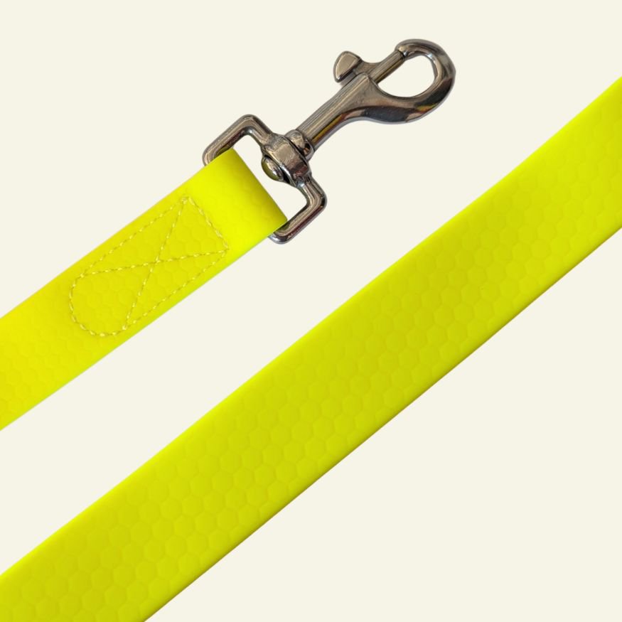 Waterproof multi-position leash Fluorescent yellow