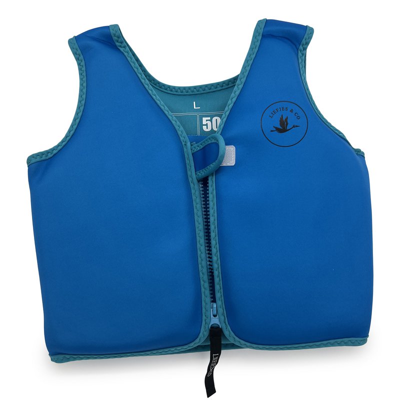 Liefjes & Co Baby - Redningsvest - Flydevest barn - Redningsvest 1/2/3/4/5/6/7/8/9 År Flydedragt - Flydehjælp - UPF50+ Solbeskyttelse