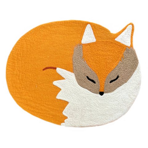 Teppich schläfriger Fuchs