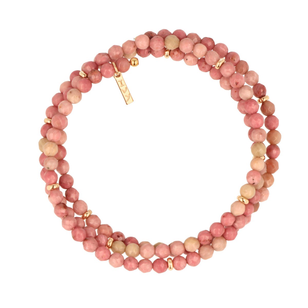 Bracciale triplo Ivy rosa - piccolo