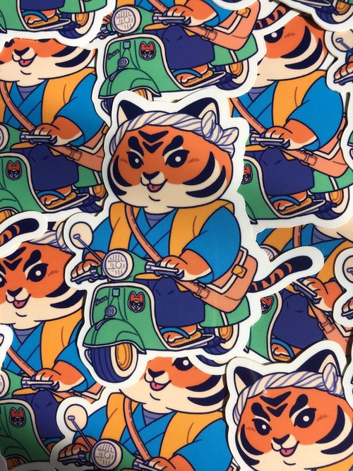 "Brioche-Vespa" Sticker