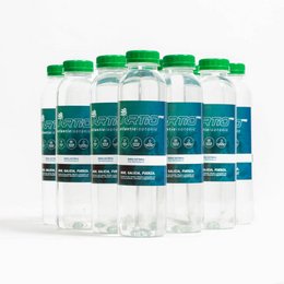 12 pack of 500ml energy drink bottles with green and yellow packaging. The bottles have a green cap and label with the product name "Pro 12x500ml" and the category "Energy Drinks".