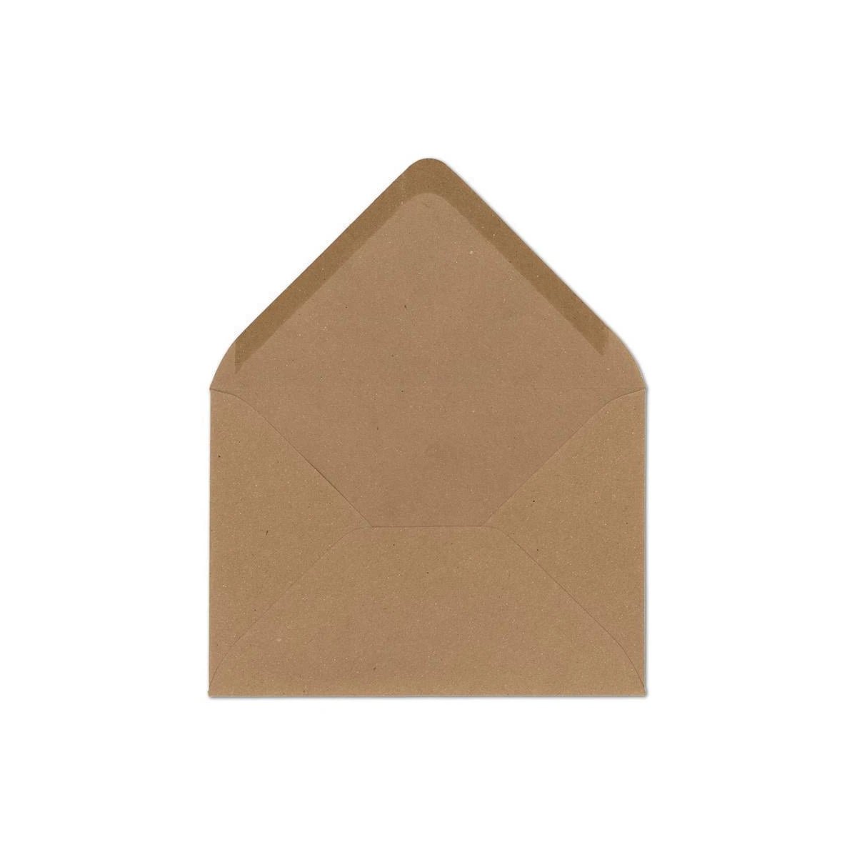 Organische envelop - gemaakt van 100% gerecycled papier - voor DIN A6 ansichtkaarten/gevouwen kaarten