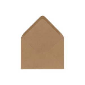Bio-Briefumschlag - aus 100% Recyclingpapier - für DIN A6-Postkarten/Klappkarten