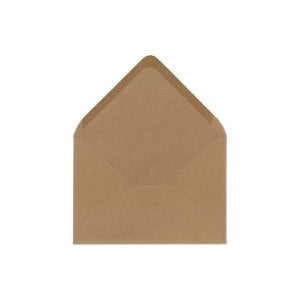 Bio-Briefumschlag - aus 100% Recyclingpapier - für DIN A6-Postkarten/Klappkarten