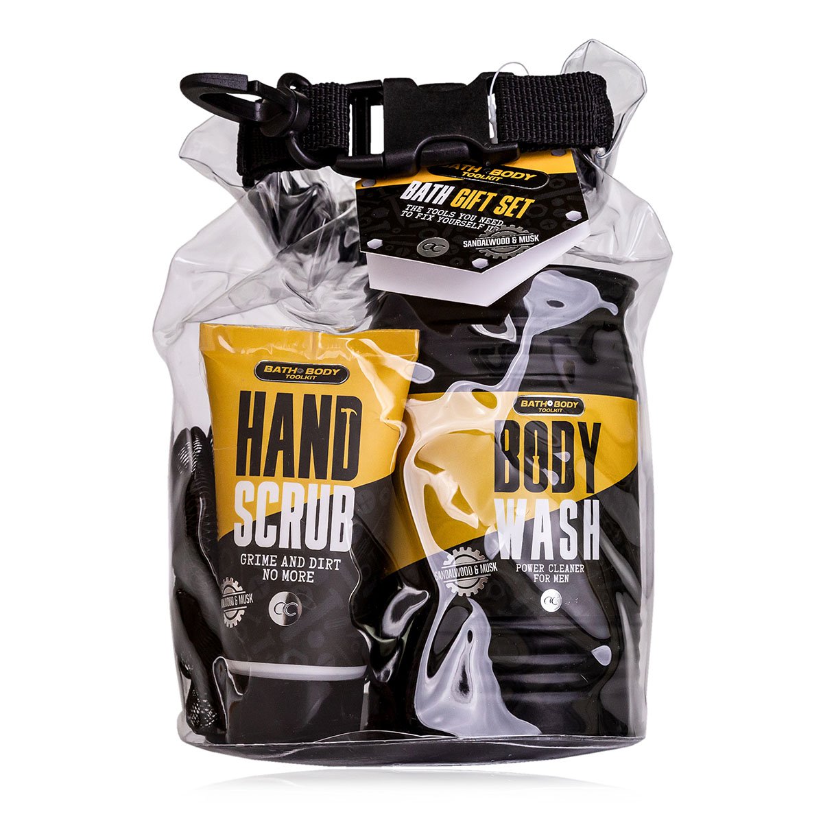 Ensemble de cadeaux pour hommes Bath + boîte à outils pour le corps imperméable