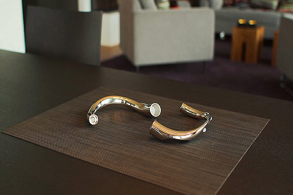 Bow 2 pcs candle holder