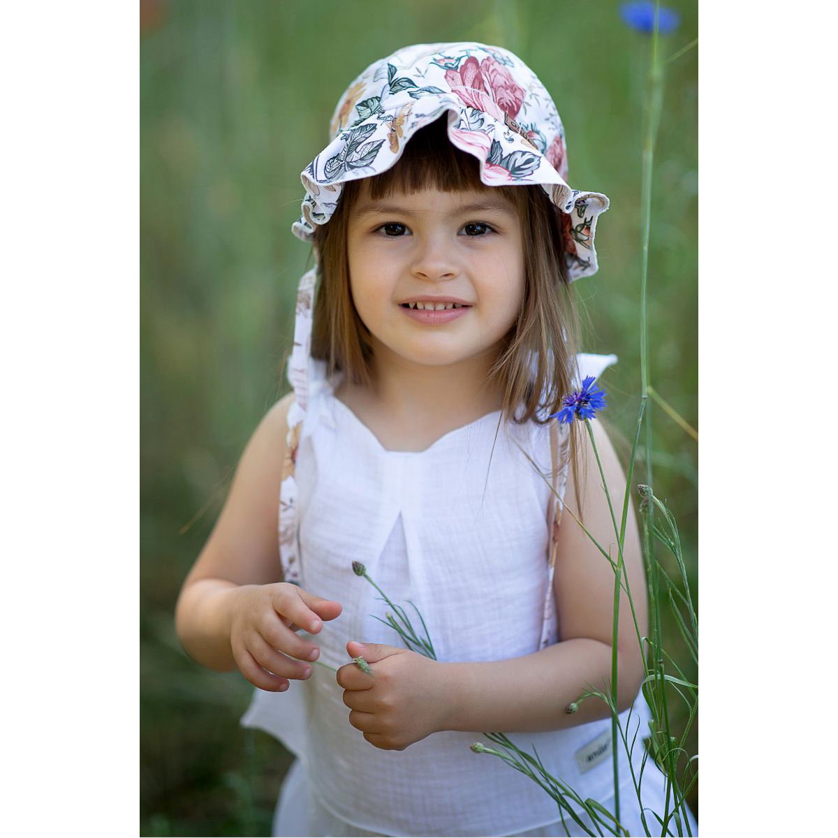 Dziecięca tunika FREYA WHITE