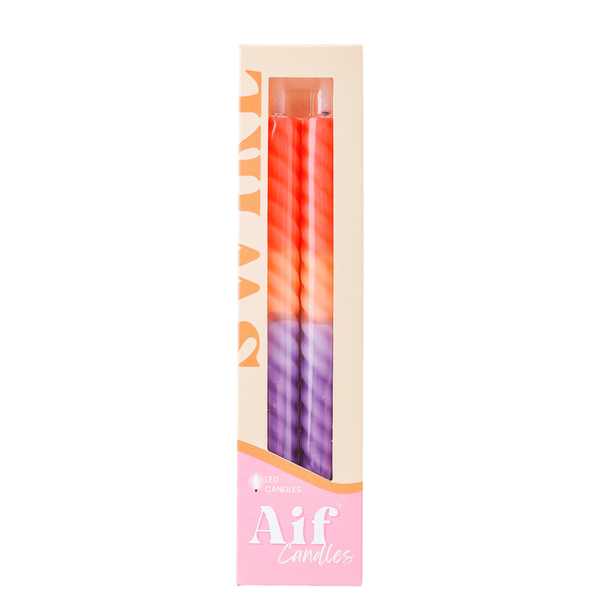Świeca wirowa LED Mystic - zestaw 2 szt