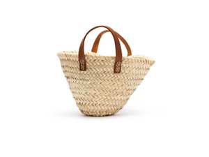 Kindertragetasche, Mädchentasche, Kinderkorbtasche, Esparto-Strandtasche 20 cm