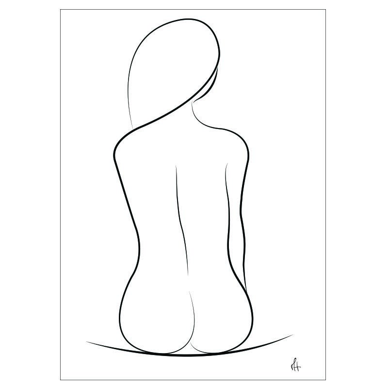 One Line Silhouette