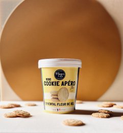 Mini-Aperitifkekse: Französischer Emmentaler – Fleur de Sel