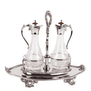Tableware cruet set copper 29x18 cm