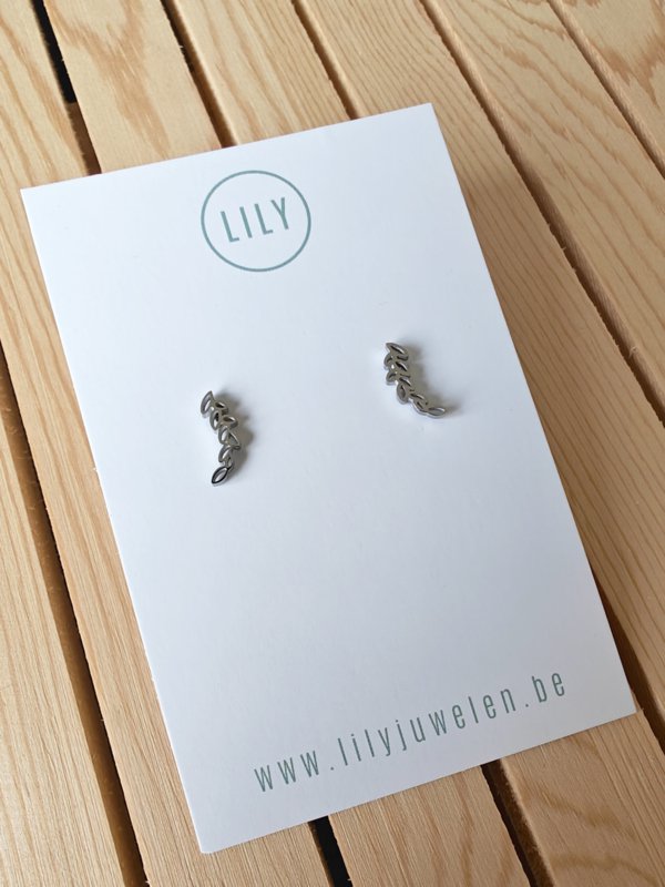 Happy leaves (silver)