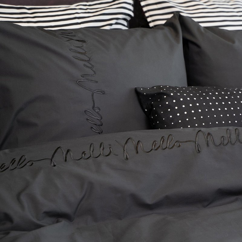 Melli Mello Fifty Shades Dekbedovertrek | Antraciet | Luxe Percal Katoen