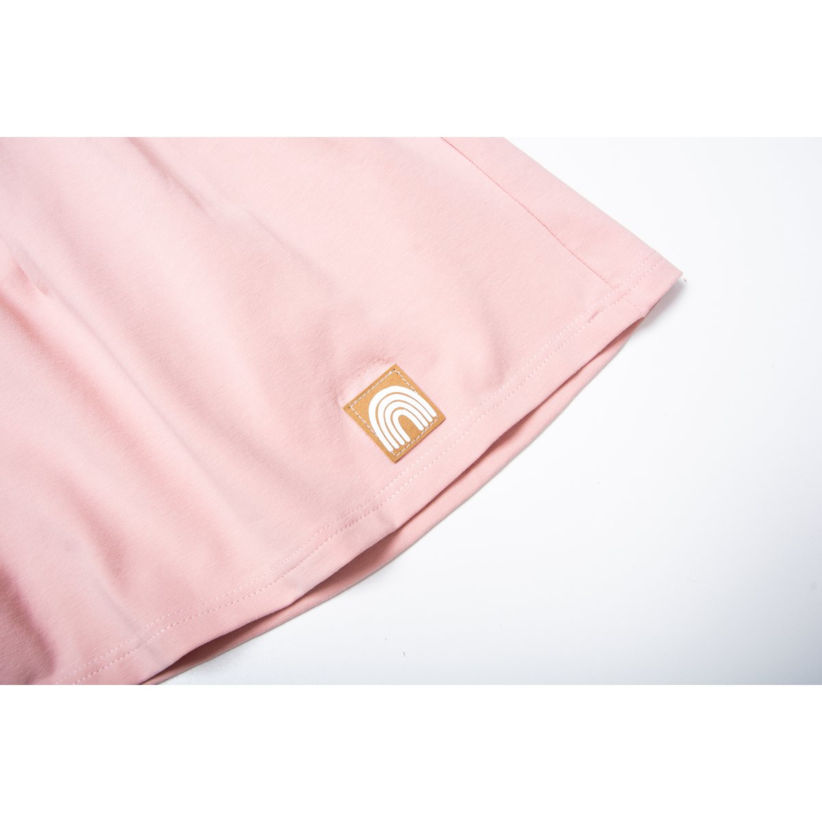 Robe rose à manches flottantes pour bébé fille