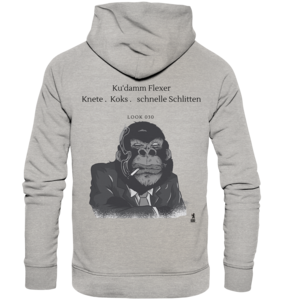 Ku'damm Flexer - Organic Basic Hoodie