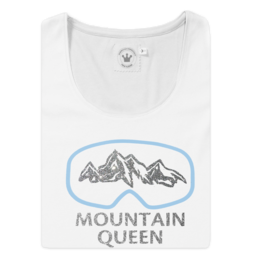 Winter women T-shirt ski glasses