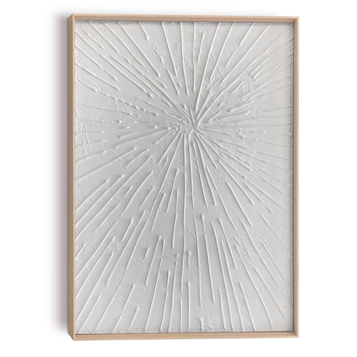 Gemälde 3D-Kunst Relief Kunst Sonnenstrahlen 70x50