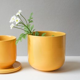 Kubek duży Mox Malwa - żółty późny lato - 500ml - bez pokrywki