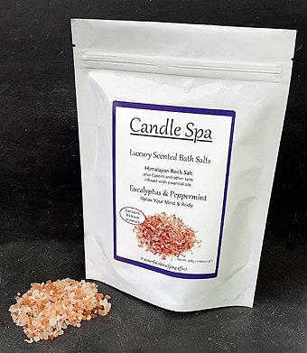 Candle Spa Badesalz 500g - Eukalyptus & Pfefferminze