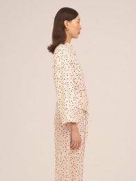 Creme polka Dot Fuji jakke