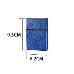 Schädel -Zigarettenpaket